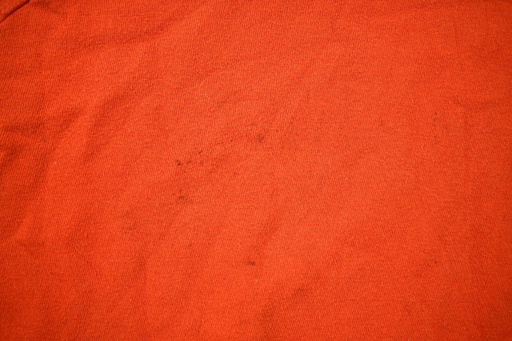 Vintage 1960s Blank Orange Raglan Mockneck Sweatshirt  60s Crewneck  Made In USA  Athleisure  True Vintage  Heath Knit  Distressed