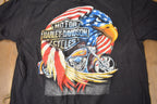 Vintage 1990s San Francisco Harley Davidson Motorcycles Single Stitch Graphic T-Shirt Made In USA