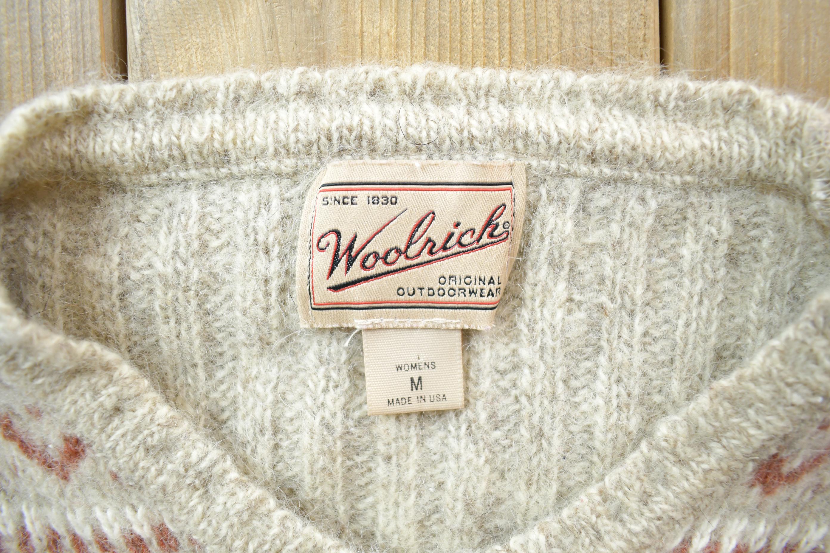 Vintage 1990s Woolrich 100% Wool Knit Sweater