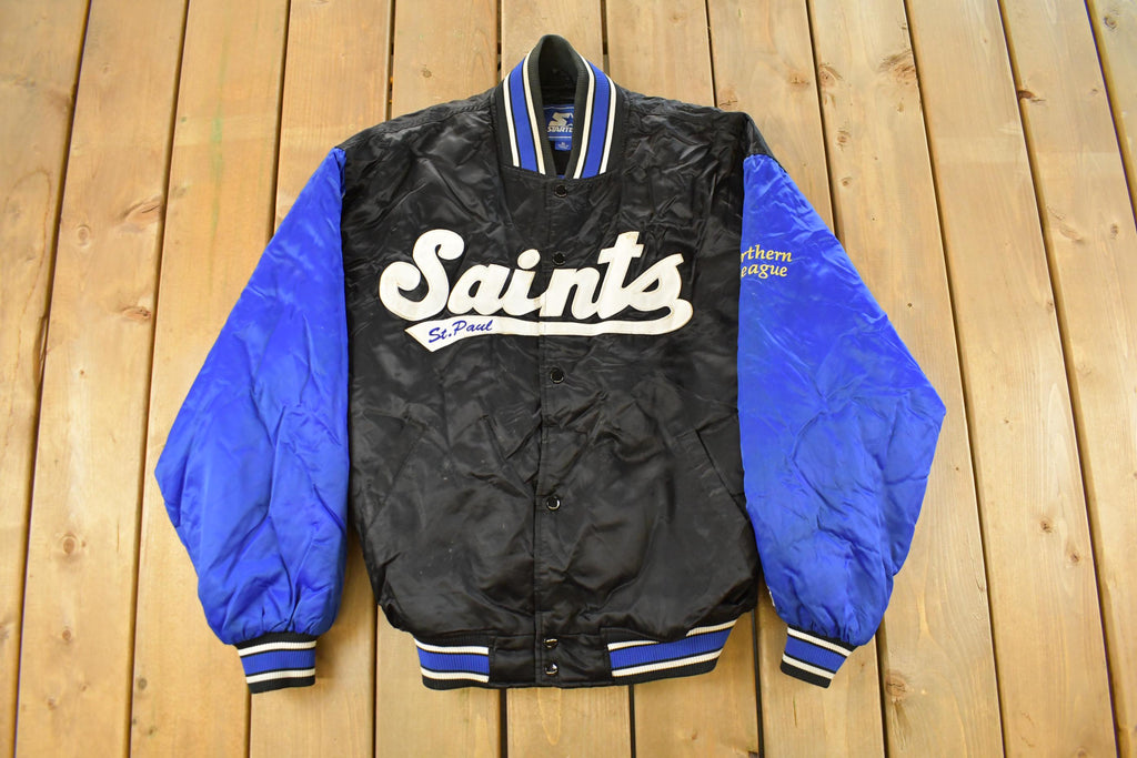 Vintage 1990s St. Paul Saints Starter Snap On Jacket Men's Large