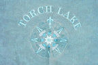 Vintage 1990s Torch Lake Embroidered Compass Crewneck Sweatshirt Men's XL