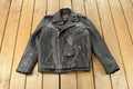 Vintage 1980s Lucky Leather Biker Motorcycle Leather Jacket Women's Medium