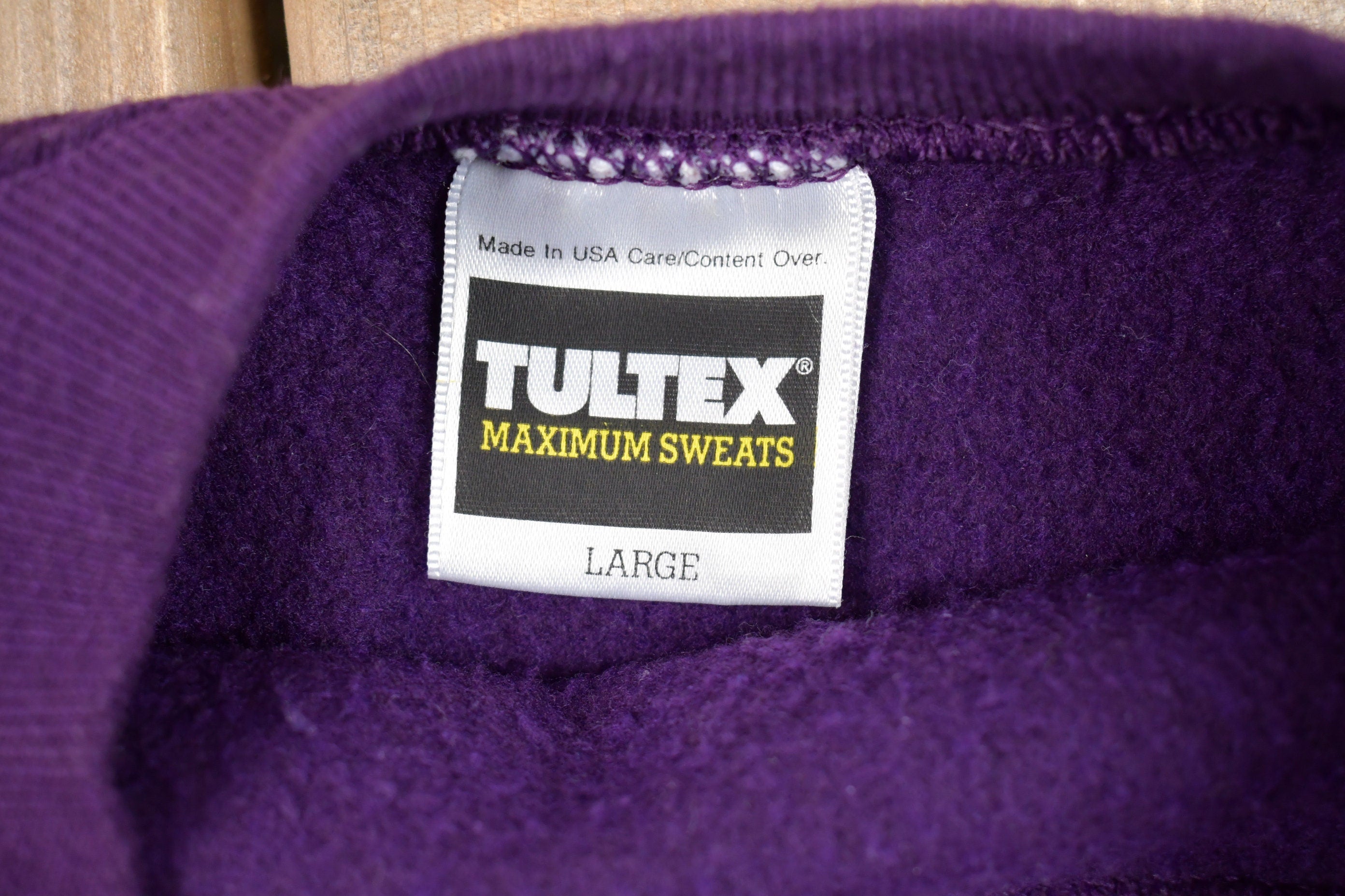 Vintage 1980s Tultex Blank Raglan Crewneck Sweatshirt