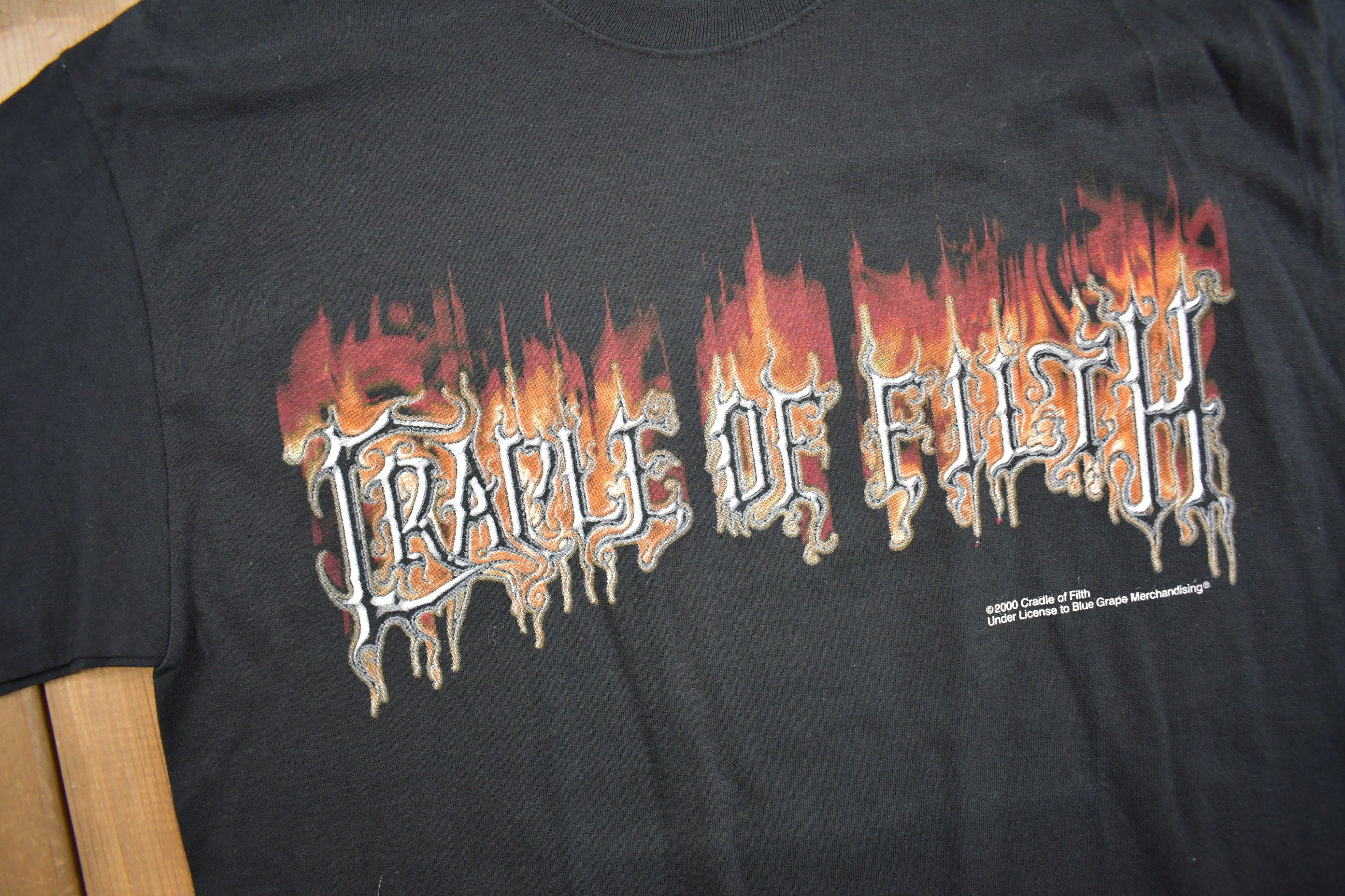 Vintage 2000 Cradle Of Filth Rock Band Tee