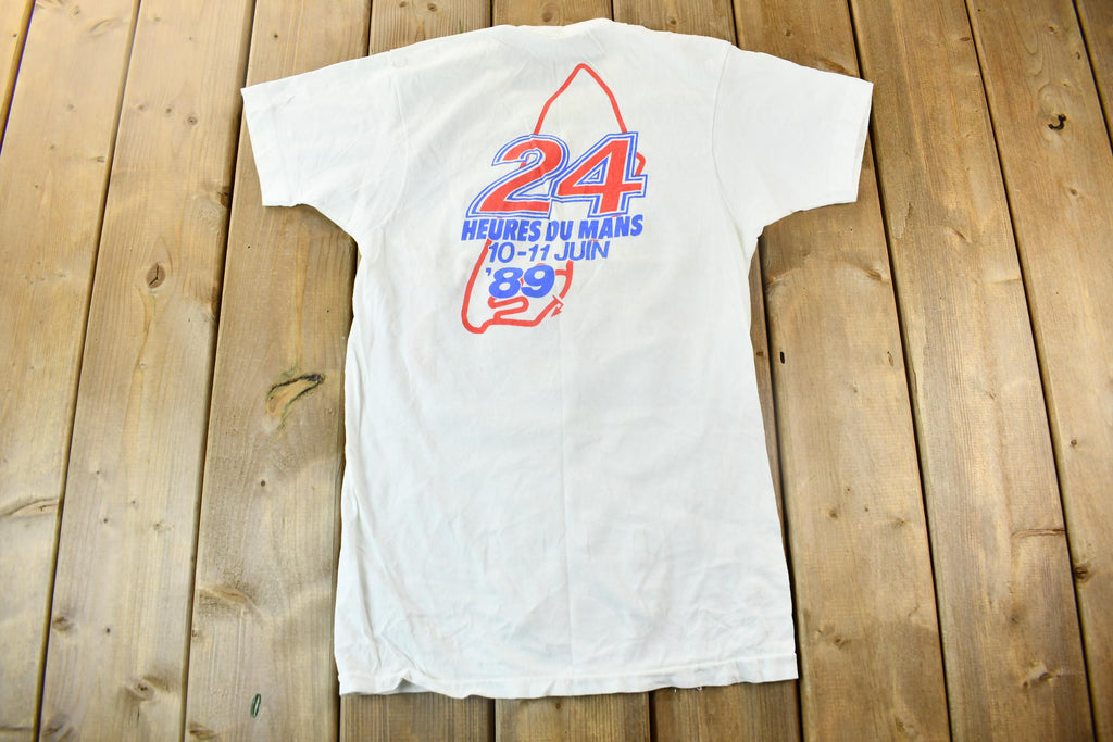 Vintage 1989 24 Heures Du Mans Racing Graphic T-Shirt