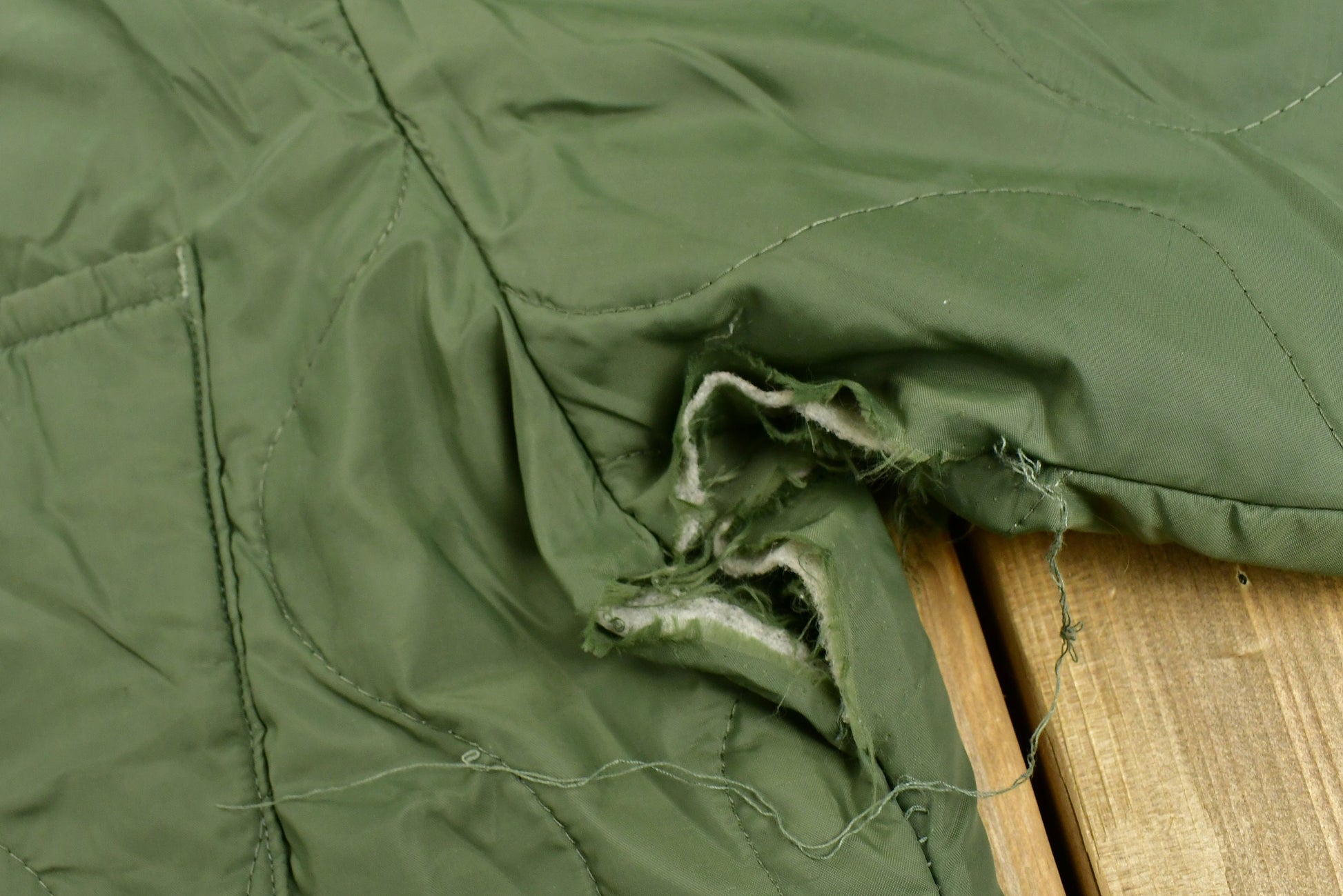 Vintage Army Military Flyer Jacket Liner /