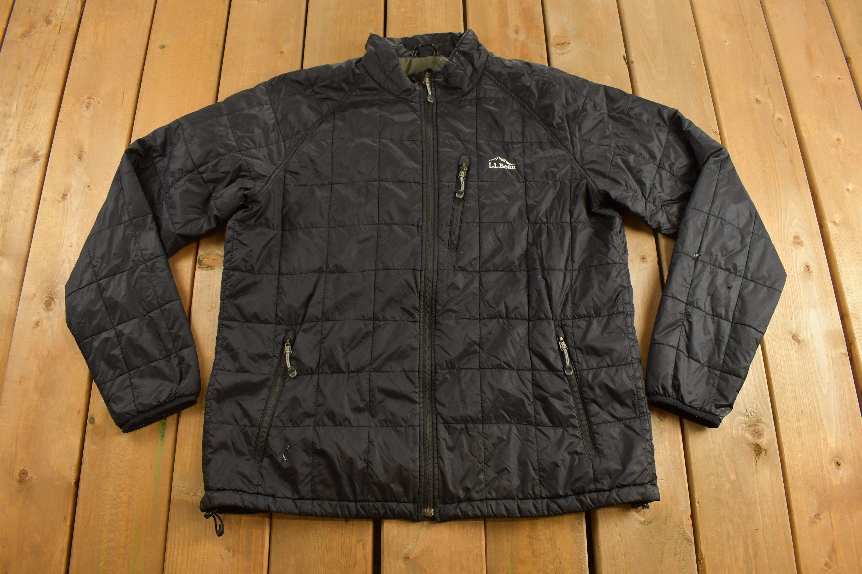 Vintage Blank LL Bean Quilted Puffer Jacket