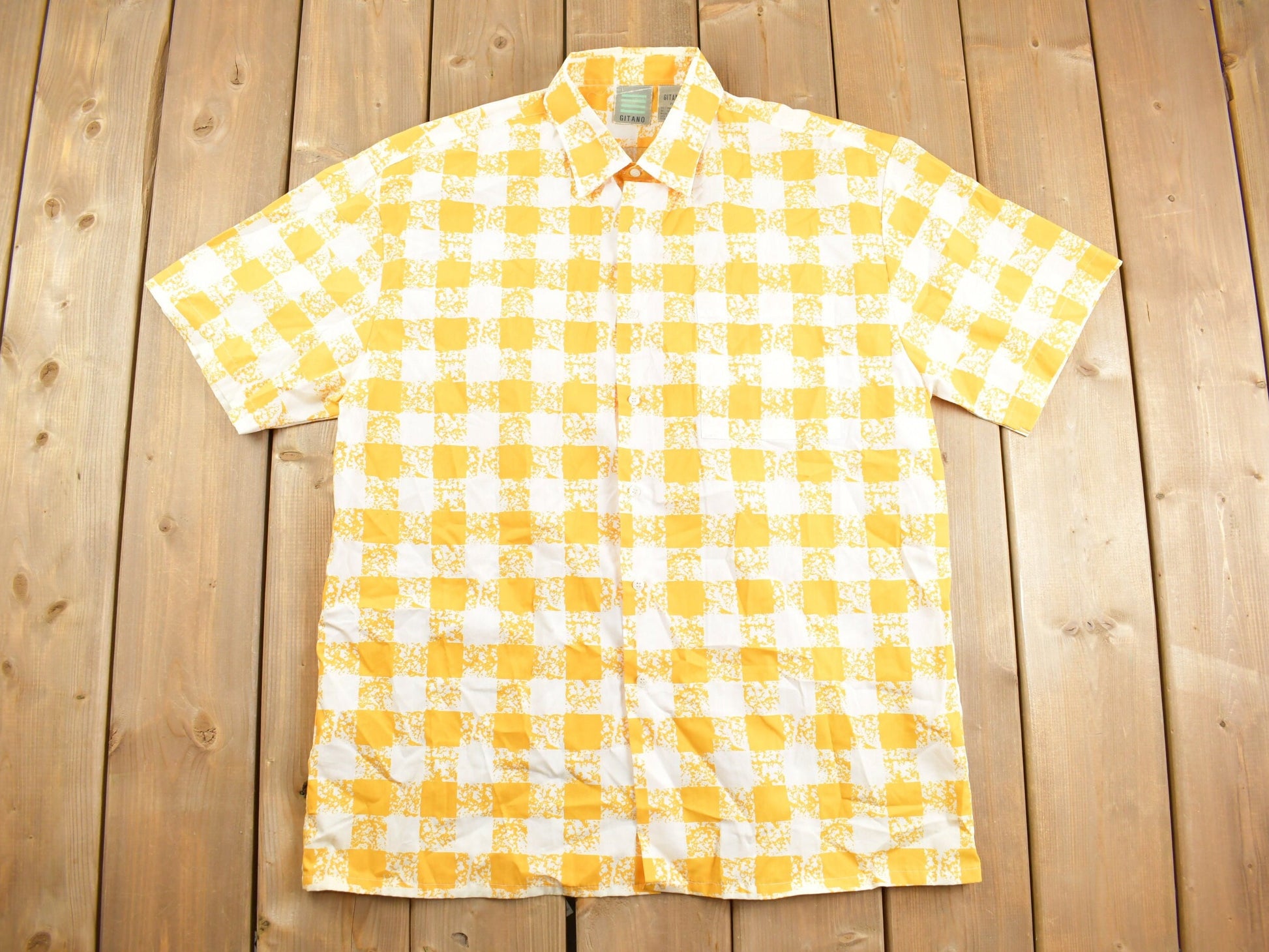 Vintage 1990s Gitano Short Sleeve Button Up Shirt