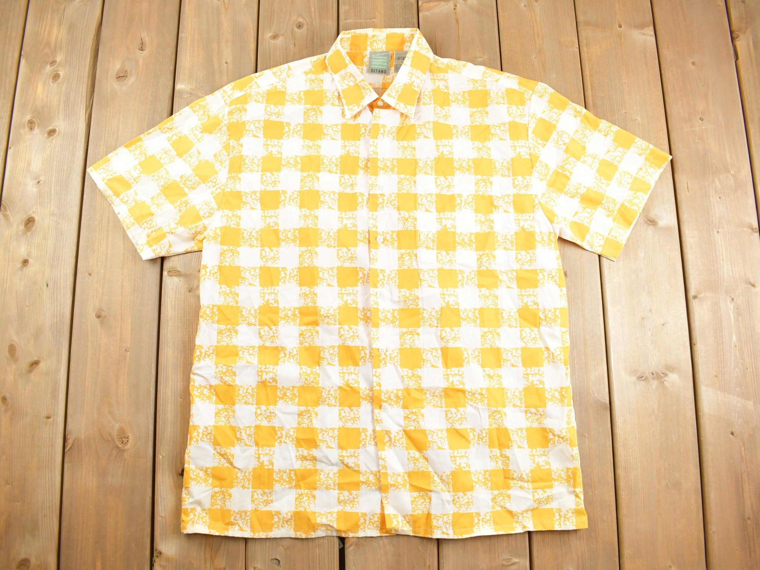 Vintage 1990s Gitano Short Sleeve Button Up Shirt