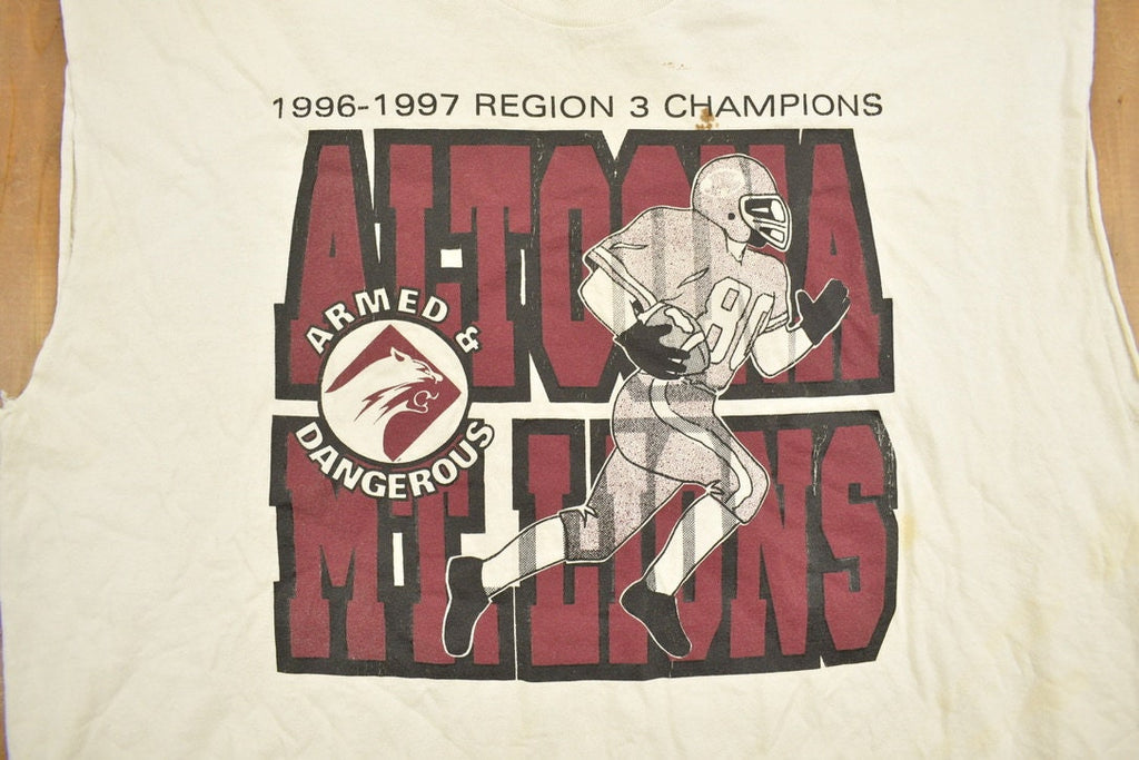 Vintage 1990s Altoona Champions Football Graphic Souvenir T Shirt