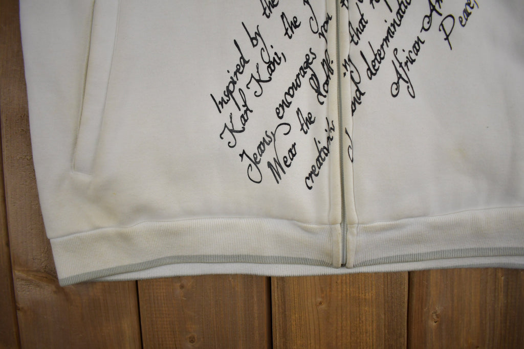 Vintage Y2K Karl Kani Embroidered Zip Up Hoodie