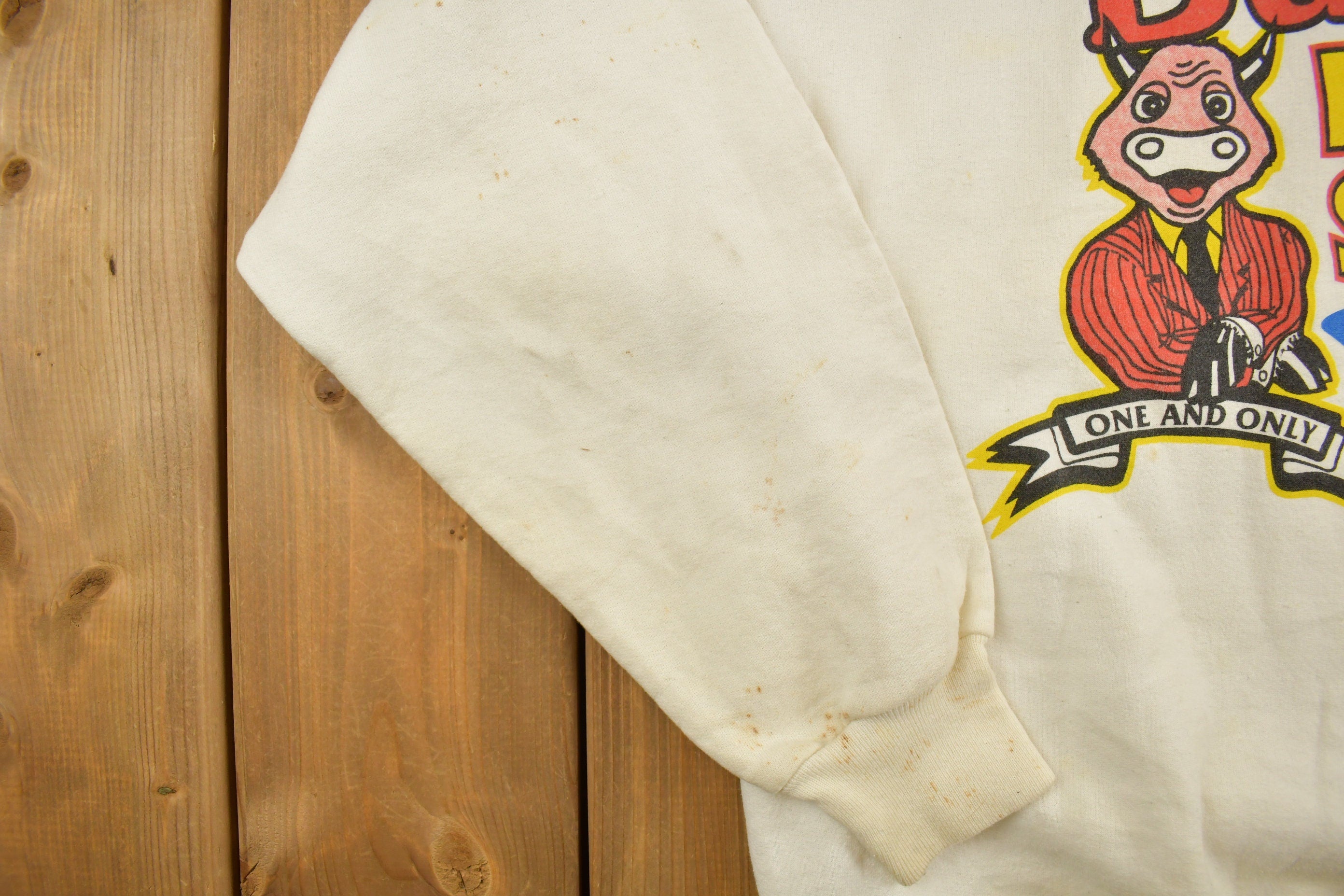 Vintage 1990s Bulls Beef Sticks Crewneck Sweatshirt