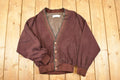 Vintage 1990s Albavarden For Mens Cardigan Sweater Men's M