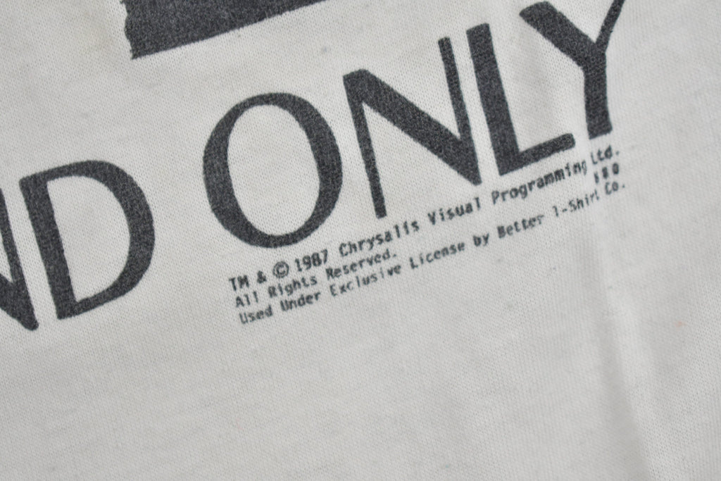 Vintage 1987 Max Headroom The One And Only Graphic T Shirt