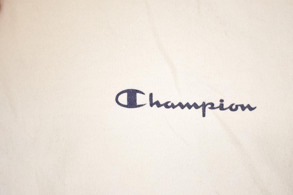 Vintage 1990s Champion Graphic Print Crewneck Sweatshirt Men's M