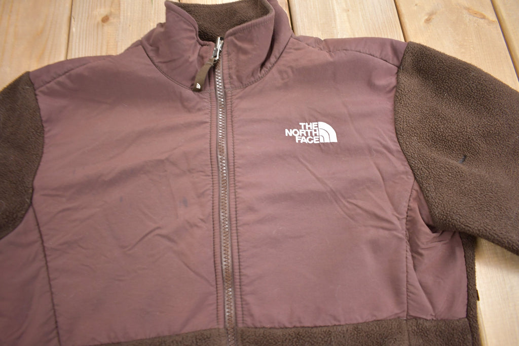 Vintage 1990s Brown The North Face Denali Fleece Girls Sweater