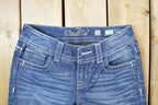 Vintage Y2K Miss Me Bedazzled Low Rise Jeans Size 26x31
