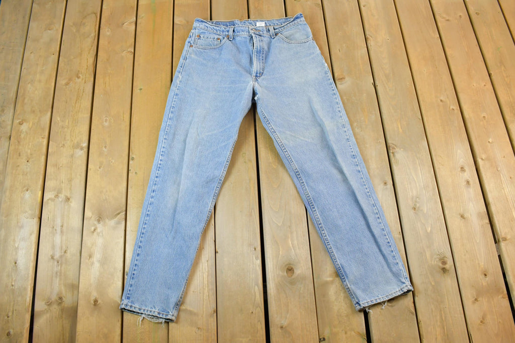 Vintage 1990s Levi Strauss 550 Red Tab Denim Jeans Size 36x32