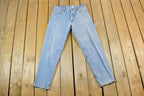Vintage 1990s Levi Strauss 550 Red Tab Denim Jeans Size 36x32