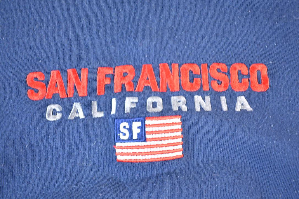 Vintage 1990s San Francisco Embroidered Crewneck Sweatshirt Mens M L