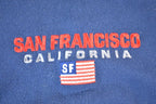 Vintage 1990s San Francisco Embroidered Crewneck Sweatshirt Mens M L