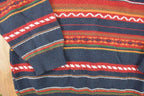 Vintage 1990s R&R Striped Knit Crewneck Sweater Mens L