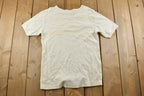 Vintage 1980s Davos Hockey Cartoon Graphic T-Shirt