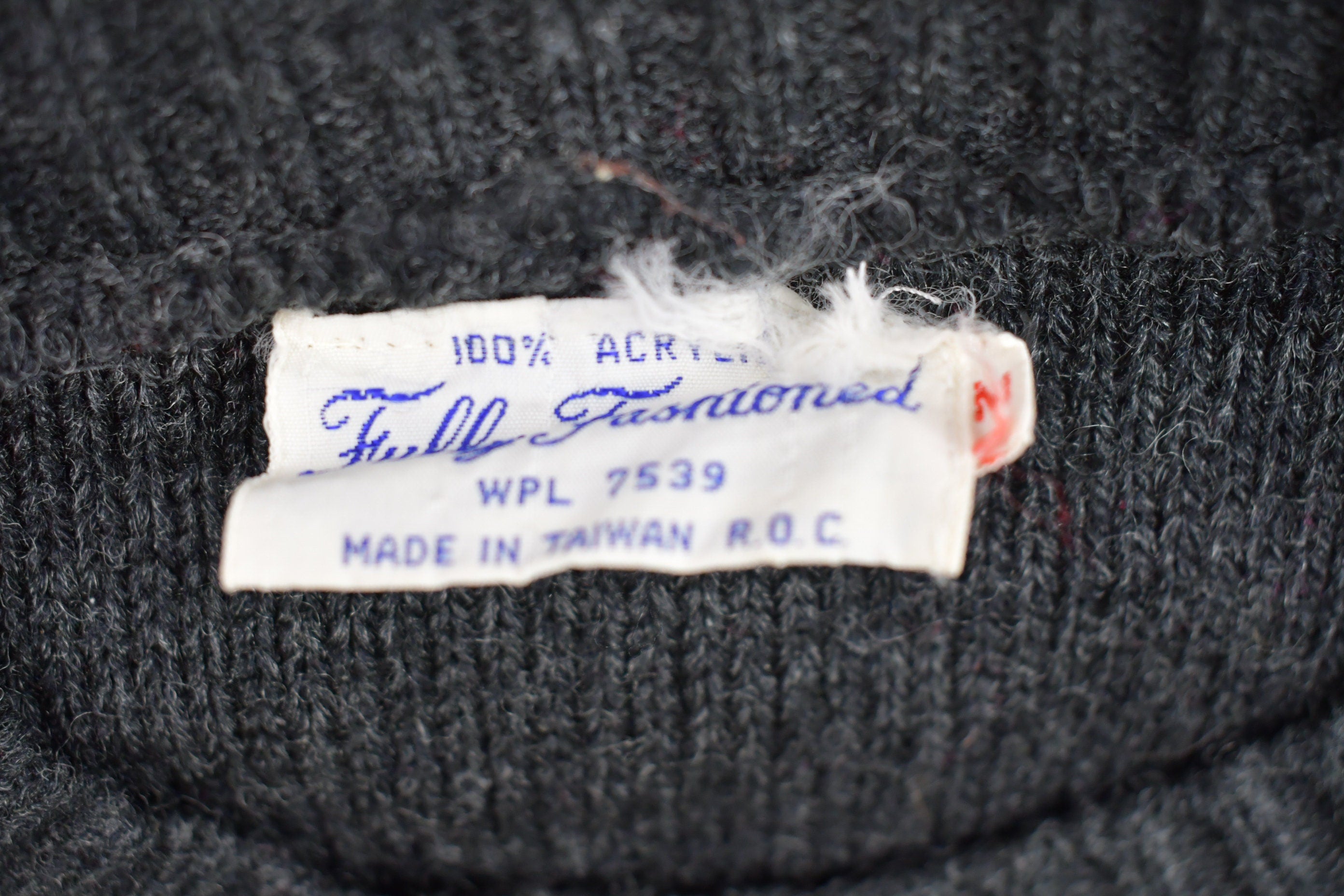 Vintage Knitted Fully Tailored Sweater