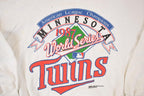 Vintage 1987 Minnesota Twins World Series Graphic Print Crewneck Sweatshirt Men's L