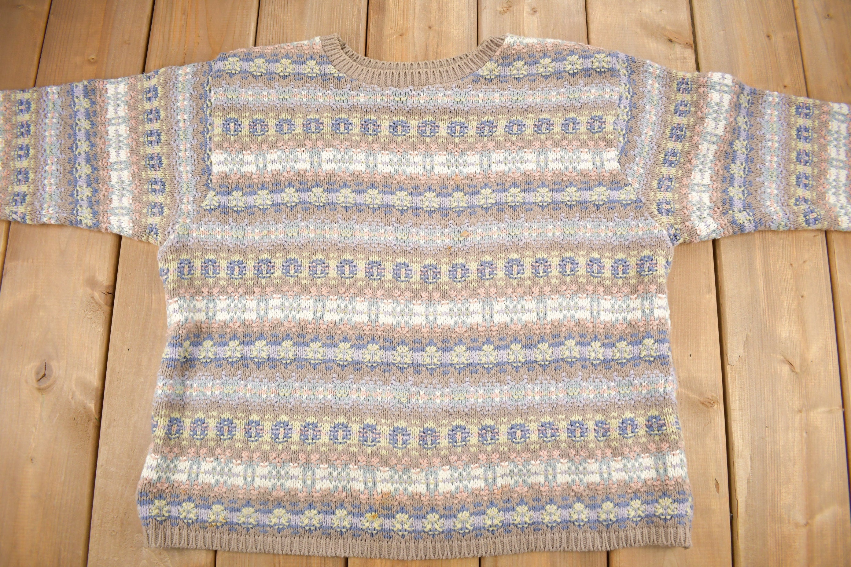 Vintage 1990s LL Bean Women's Knit Crewneck Sweater