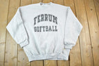 Vintage 1990s Ferrum Softball Souvenir Heavyweight Crewneck Sweatshirt Made In USA