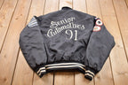 Vintage 1990s Embroidered Don Allerson Athletic Senior Automotives Windbreaker Jacket  Light Jacket  Vintage Windbreaker  Patchhwork
