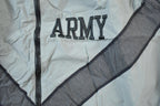 Vintage Army Reflective Military Full Zip Windbreaker Jacket