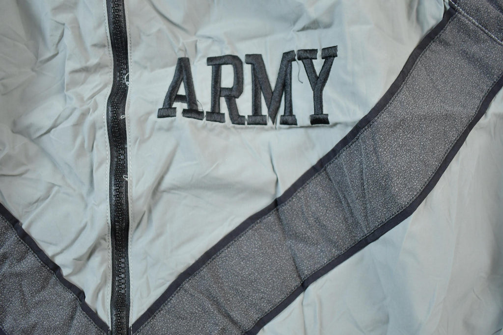 Vintage Army Reflective Military Full Zip Windbreaker Jacket