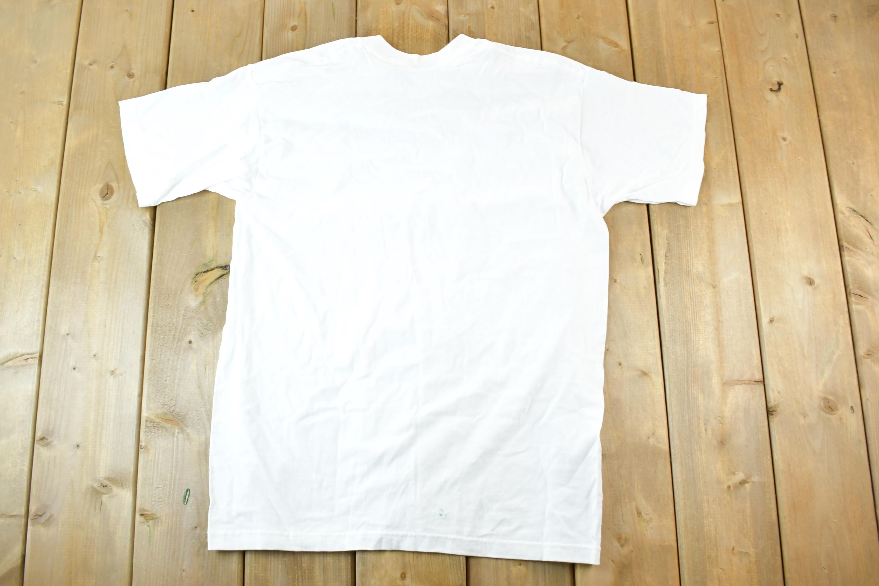 Vintage 1990s New York Manhattan Twin Towers Souvenir T-Shirt Men's L
