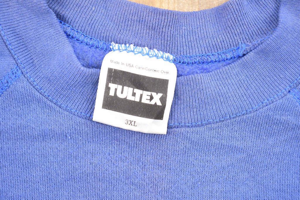 Vintage 1980s Blank Raglan Crewneck Sweatshirt