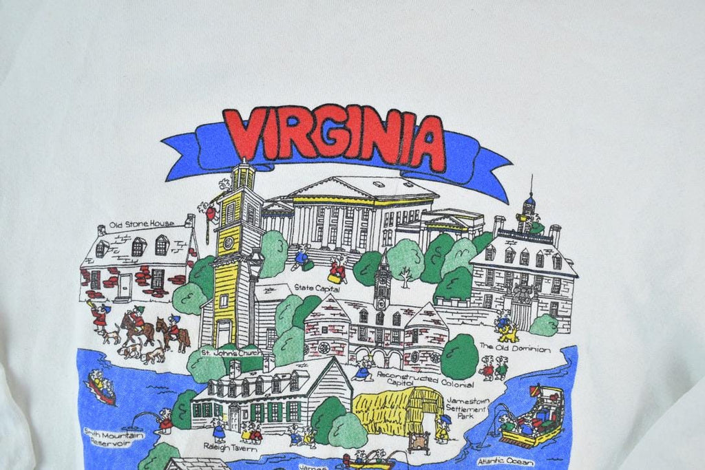 Vintage 1991 Virginia Souvenir Crewneck Sweatshirt