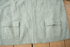 Vintage 1990s Lands End Knit Zip Up Sweater