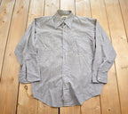 Vintage 1980s Darwin Grey Blank Button Up Shirt