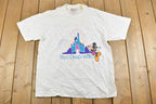Vintage 1990s Walt Disney World Mickey Mouse Cartoon Promo T-Shirt