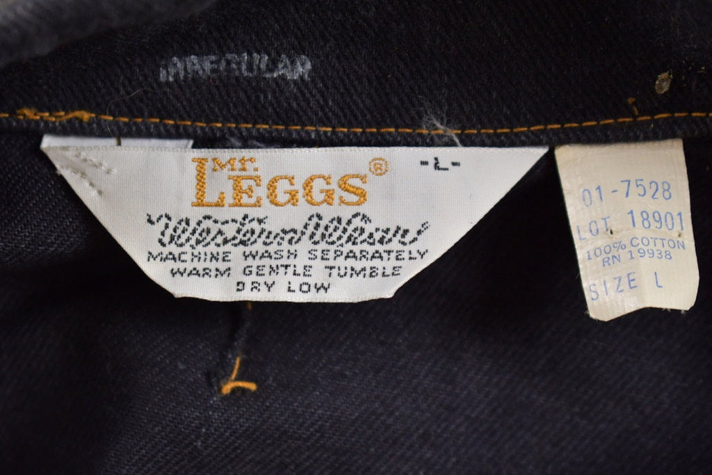 Vintage 1970s Mr Leggs Beaded Denim Jean Jacket