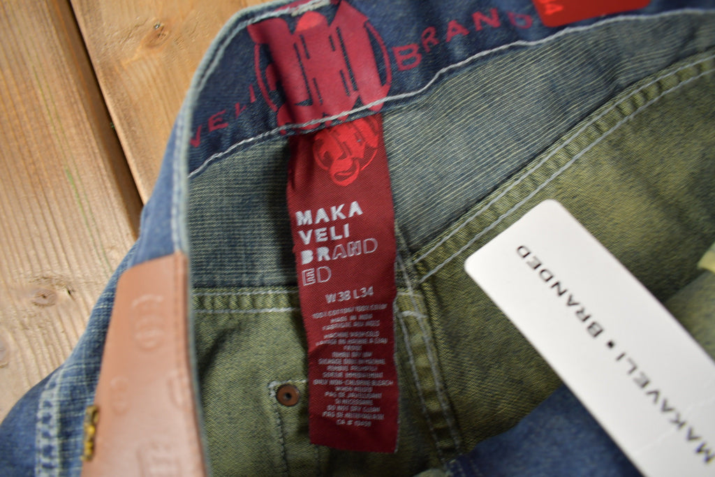 Vintage Y2K Deadstock Makaveli Hip Hop Jeans Size 38 x 34 NWT