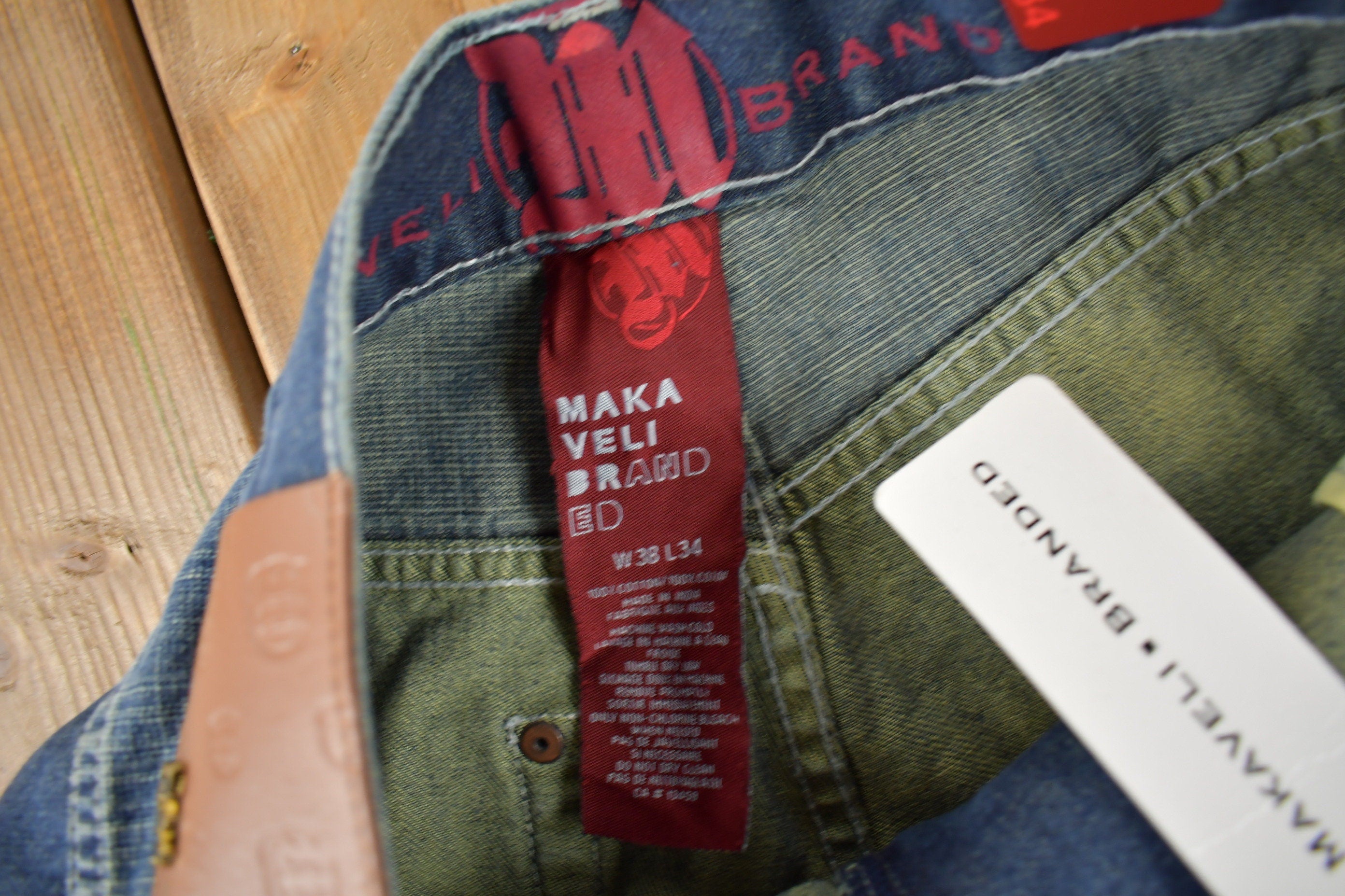 Vintage Y2K Deadstock Makaveli Hip Hop Jeans Size 38 x 34 NWT