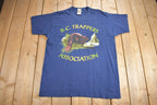 Vintage 1990s B.C. Trappers Association Graphic T Shirt