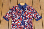 Vintage 1960s Short Sleeve Shirt Dress