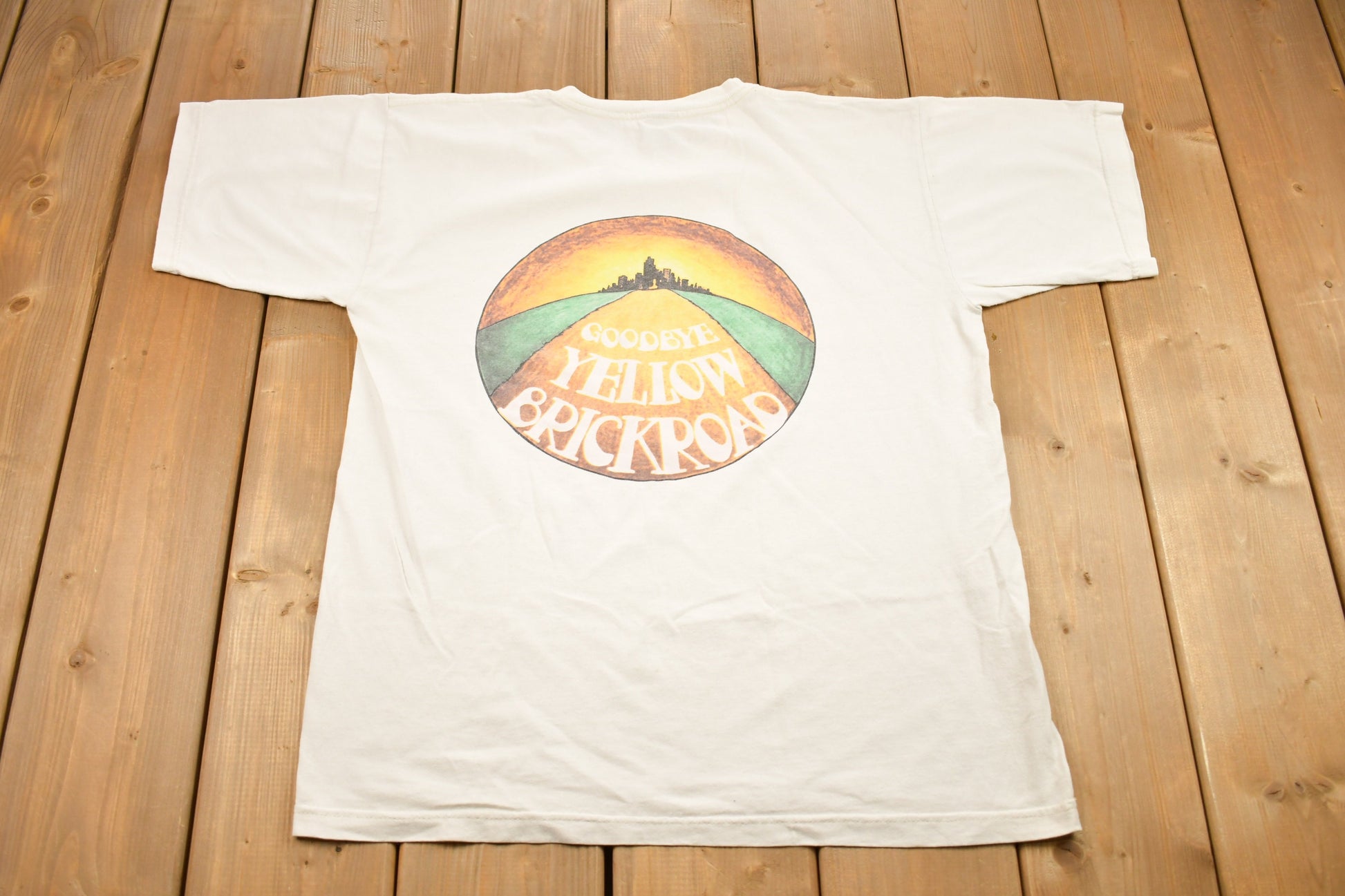 Vintage 1997 Elton John Goodbye Yellow Brick Road Band T-shirt