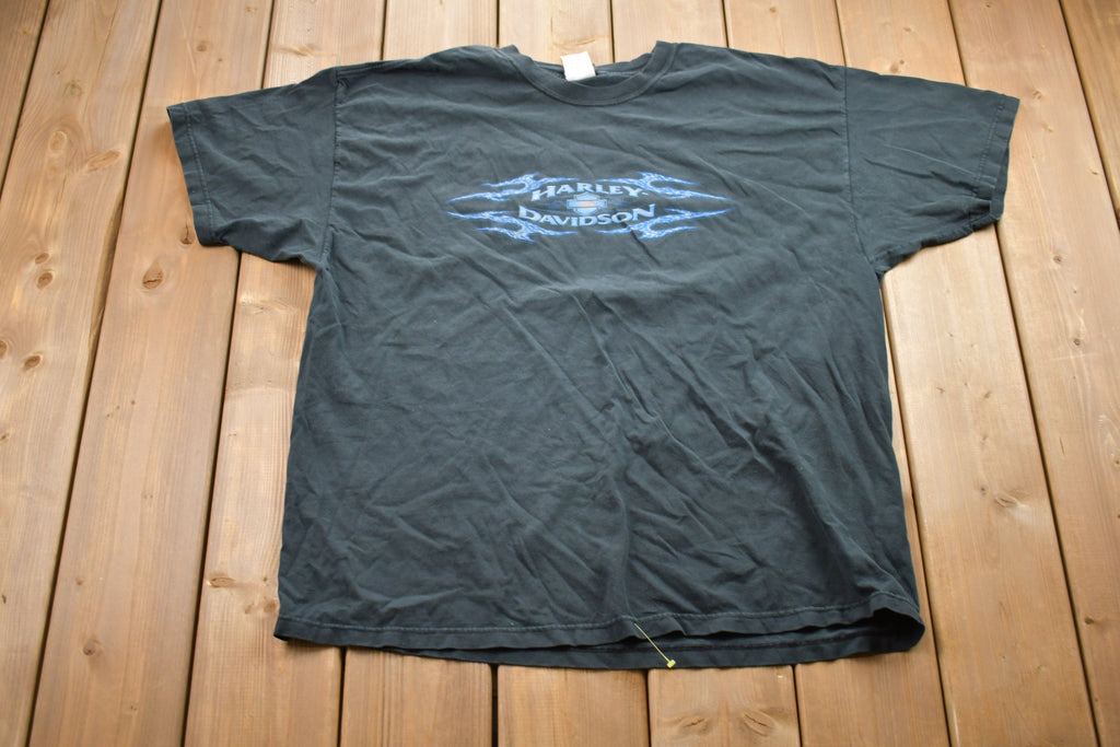 Vintage 1990s Harley Davidson Bald Eagle Graphic T-Shirt