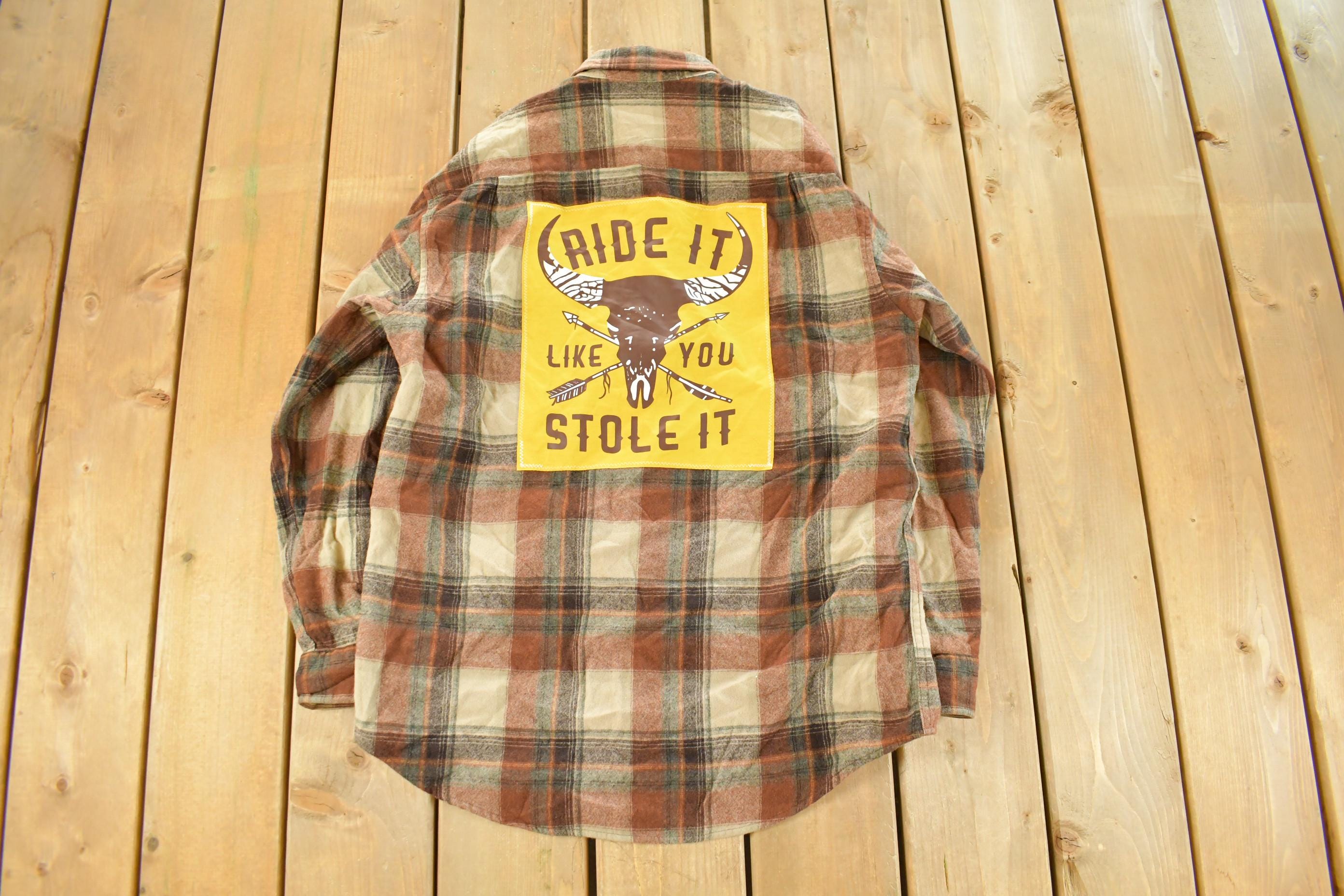 Vintage 1990s Pendleton Wool Flannel Button Up Shirt Men's Medium