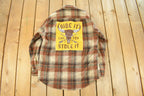 Vintage 1990s Pendleton Wool Flannel Button Up Shirt Men's Medium