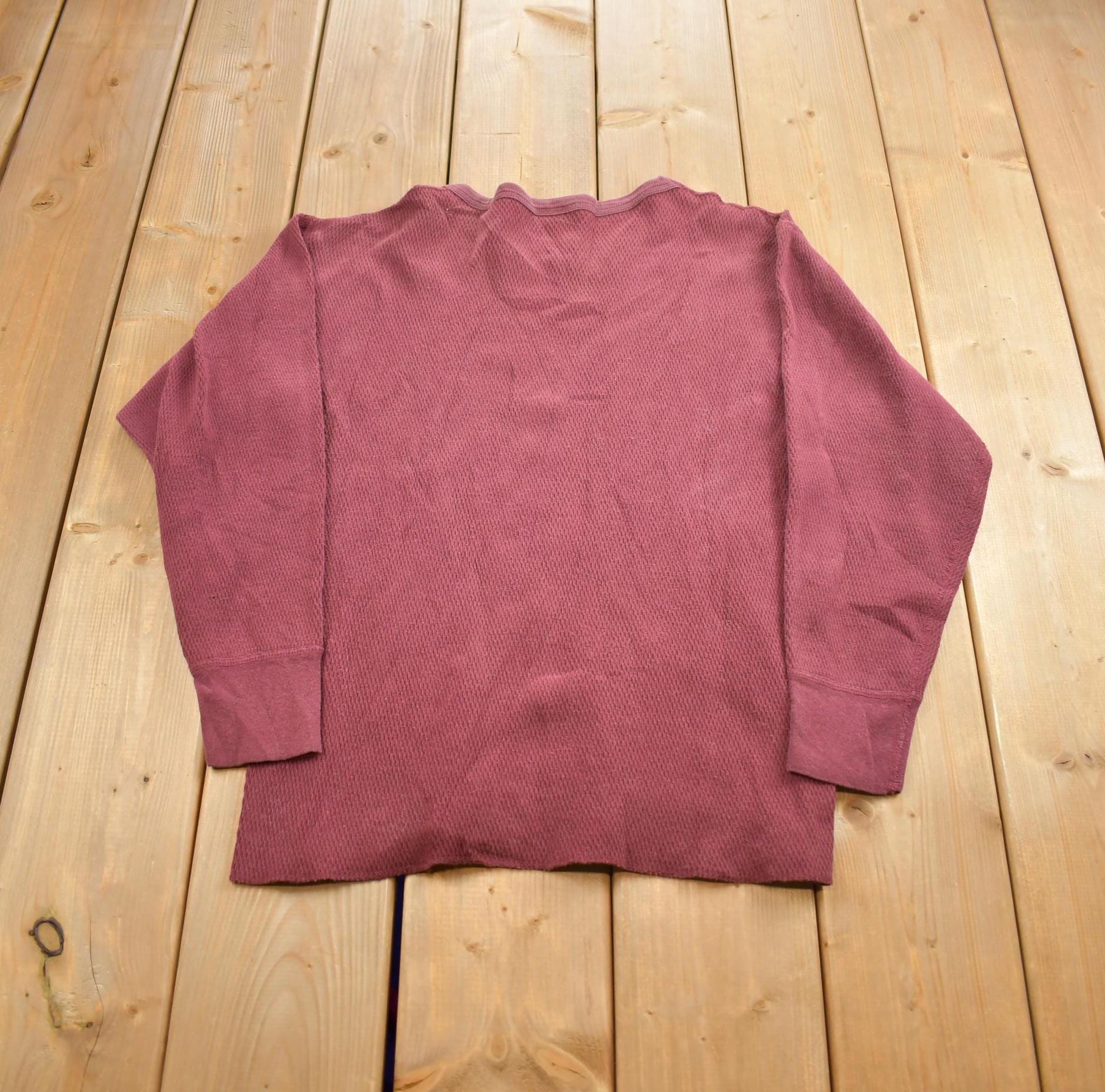 Vintage 1980s Distressed Carhartt Thermal Shirt Made In USA